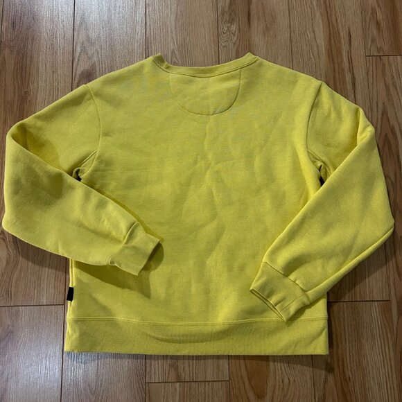 Patagonia Women's Small Ridge Rise Stripe Uprisal Crew Sweatshirt Yellow - Picture 5 of 5
